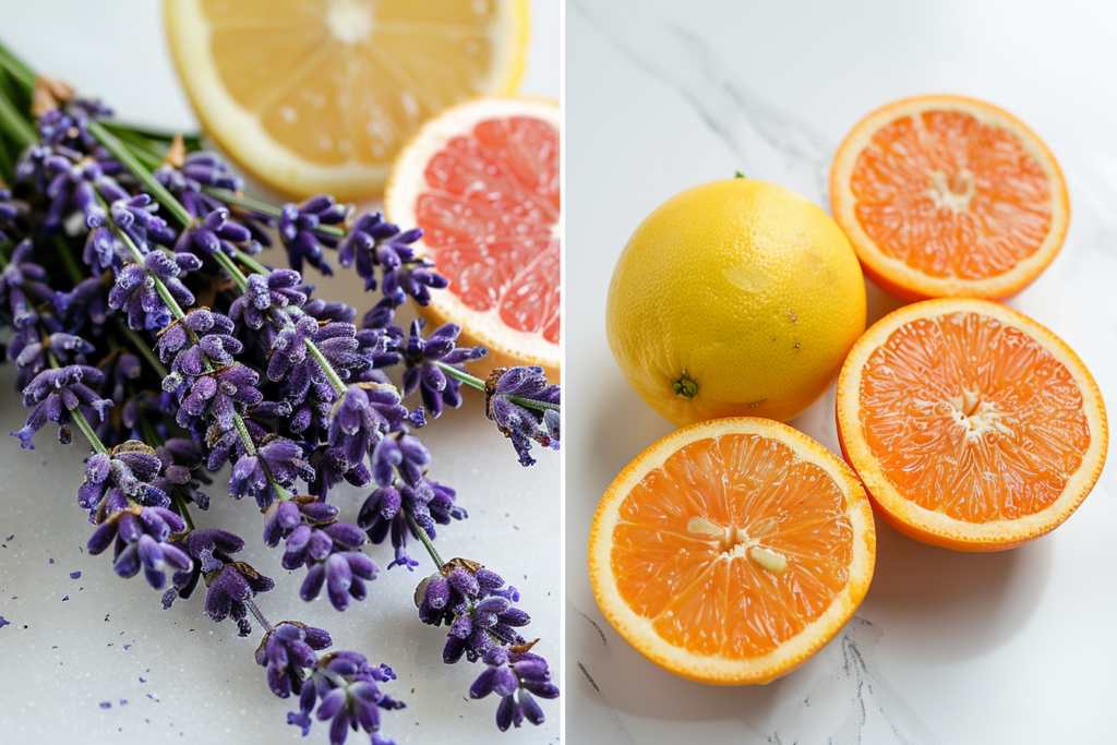 Lavender and citrus terpenes
